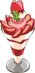 ice cream sundae png graphic clipart design