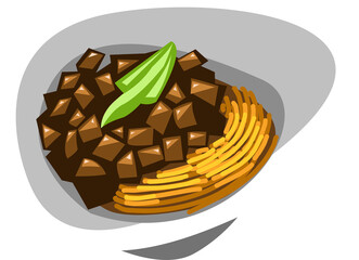 Jajangmyeon png graphic clipart design