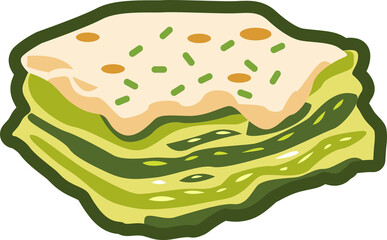 lasagna png graphic clipart design