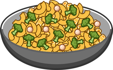 Macaroni png graphic clipart design