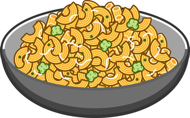 Macaroni png graphic clipart design