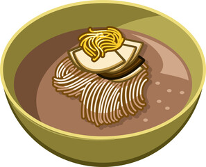 Naengmyeon png graphic clipart design