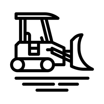 recommend clip art: Plow icon with outline style | Winter plow | heavy equipment | Winter icon