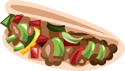 Taco png graphic clipart design
