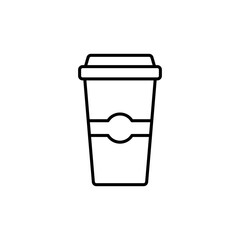 soda icon. outline icon