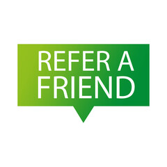 Refer a friend for marketing. Advertising for banner design. Vector illustration.