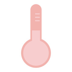 Soft pink simple medical vector icon