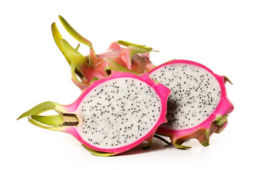dragon fruit isolated on white background