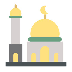 mosque line icon