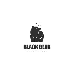 black bear vector logo design inspiration