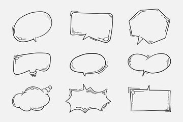 Obraz premium blank text bubbles for comics, banners and more.