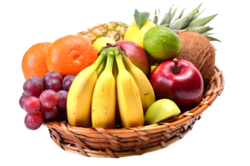 Fresh fruits isolated 


