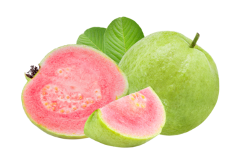 Guava fruit isolated on transparent png