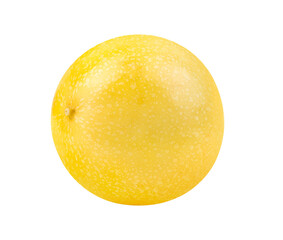 Yellow passion fruit isolated on transparent png