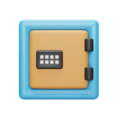 Safebox icon 3d