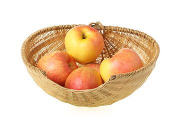 apples in basket