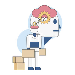 Neuromarketing communication psychology market research with people brain strategy and analyzing customer insight behavior and Emotional response to selling products ,Vector illustration.