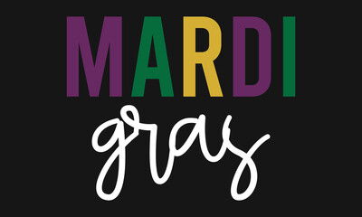 Mardi Gras Vector T-shirt Design