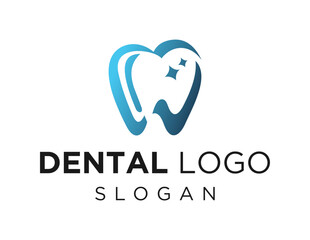 Logo design about Dental on a white background. created using the CorelDraw application.
