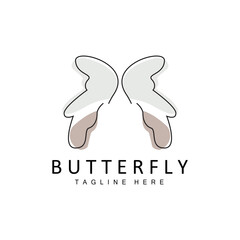 Butterfly Logo, Animal Design With Beautiful Wings, Decorative Animals, Product Brands