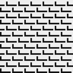 Brick wall abstract seamless fashion trend pattern fabric textures, black and white pattern, pixel art vector monochrome illustration. Design for web and mobile app.