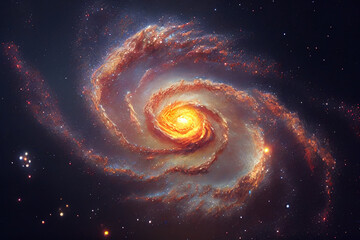 Fototapeta premium realistic galaxy universe abstract design.