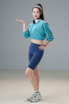 energetic young woman