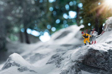 Creative micro skiing