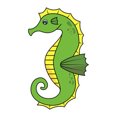 Seahorse Cartoon
