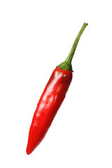 red hot chili peppers on white background .