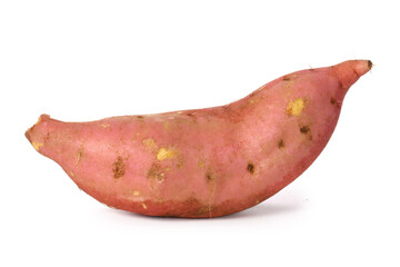 sweet potato on the white background