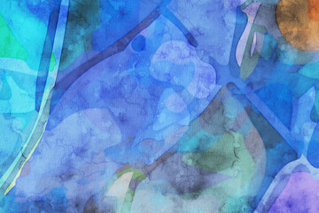 Obraz na płótnie Canvas Beautiful abstract hand-drawn geometric illustration background