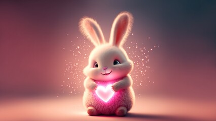 valentines day , love, rabbit, 2023, china, happy new year