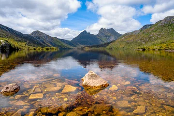 Cercles muraux Mont Cradle View of Cradle Mountain and Dove Lake