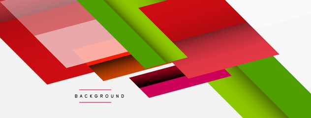 Background. Geometric diagonal square shapes and lines abstract composition. Vector illustration for wallpaper banner background or landing page