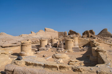 ruins of the ancient city of historic city