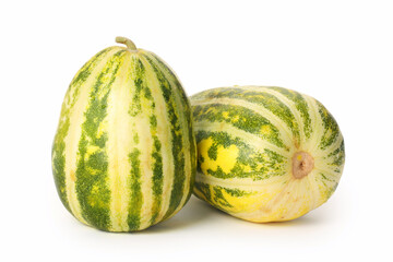 muskmelon on white background 