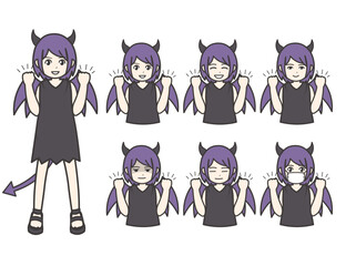 悪魔 ガッツポーズ 01