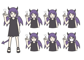 悪魔 ワンポイント 01