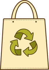 Bag of Green Ecology Earth concept