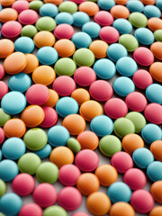 Obraz premium Multicolored tablets. Generative AI