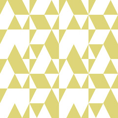 Stylish geometric vector pattern, a combination of white and gold, for design and printing.