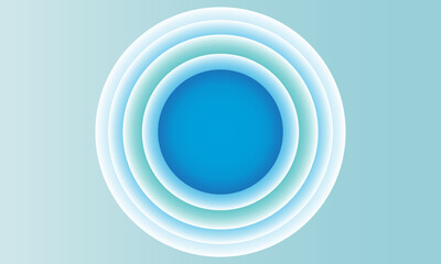 Abstract blue circle wave line abstract background. 