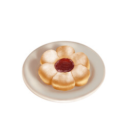 Flower donut 