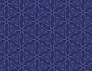 Geometric ethnic pattern seamless flower color oriental. seamless pattern. Design for fabric, curtain,blue background, carpet, wallpaper, clothing, wrapping, Batik, fabric,Vector illustration.