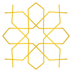 Islamic ornament circle 