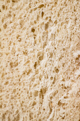 Wheat bread pulp. Macro background. 