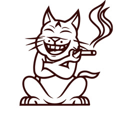 Cat Smoking
