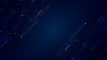 technology background with hi-tech digital data