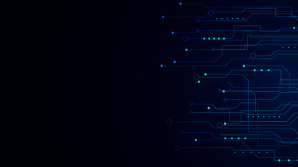 technology background with hi-tech digital data